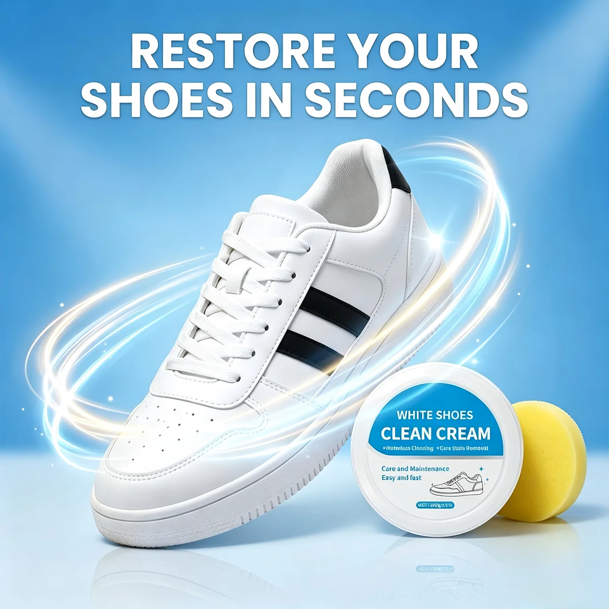 White Shoe Cleaner Paste, Whit - đánh giá và giá Sneaker Care Whitener