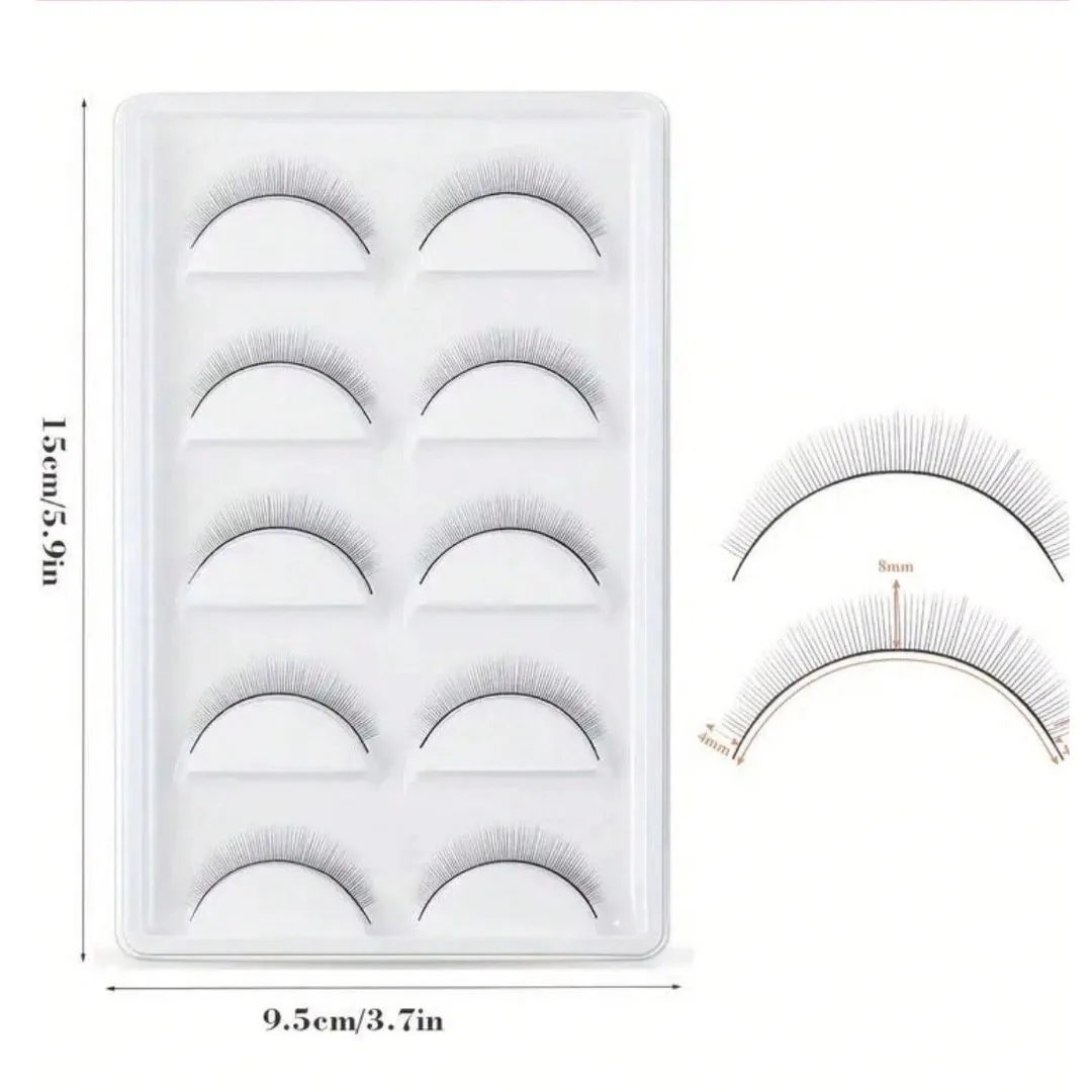 10 Paar Übungswimpern Wimpernverlängerungen