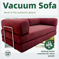 25 years EU warehouse new corduroy sofa removable sofa cover 200cm vacuum compressed sofa bed multiple colors available
