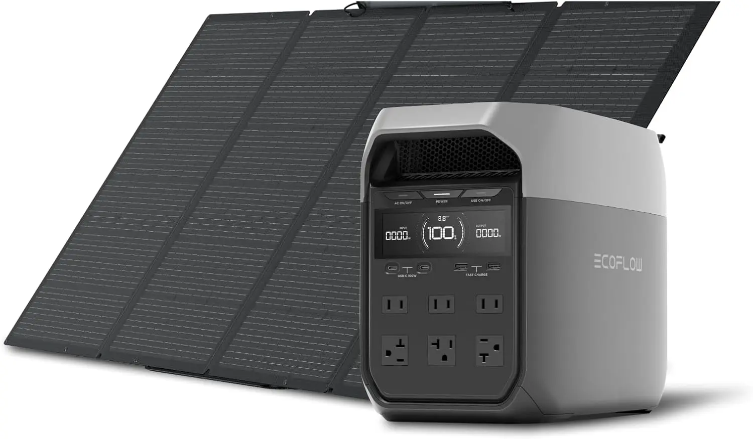 EcoFlow 100% QUALITY SELLING ON EcoFlow DELTA Pro Smart Battery - Fast Charging, Home Backup, Emergency Use, 3600Wh, Expandable to 25kW portable power station
