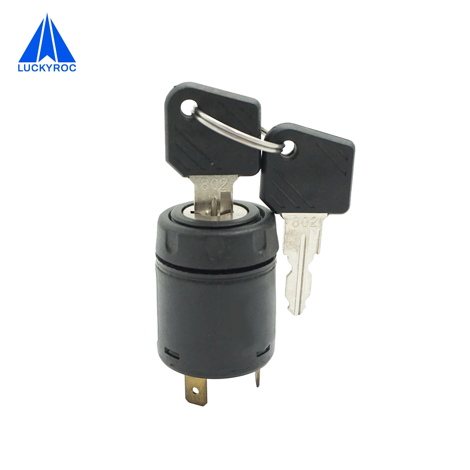 LUCKYROC Forklift Parts 801 Key Switch 7915492698 7915492624 802 Key Switch 7915492618 7915492692 for Linde Forklift