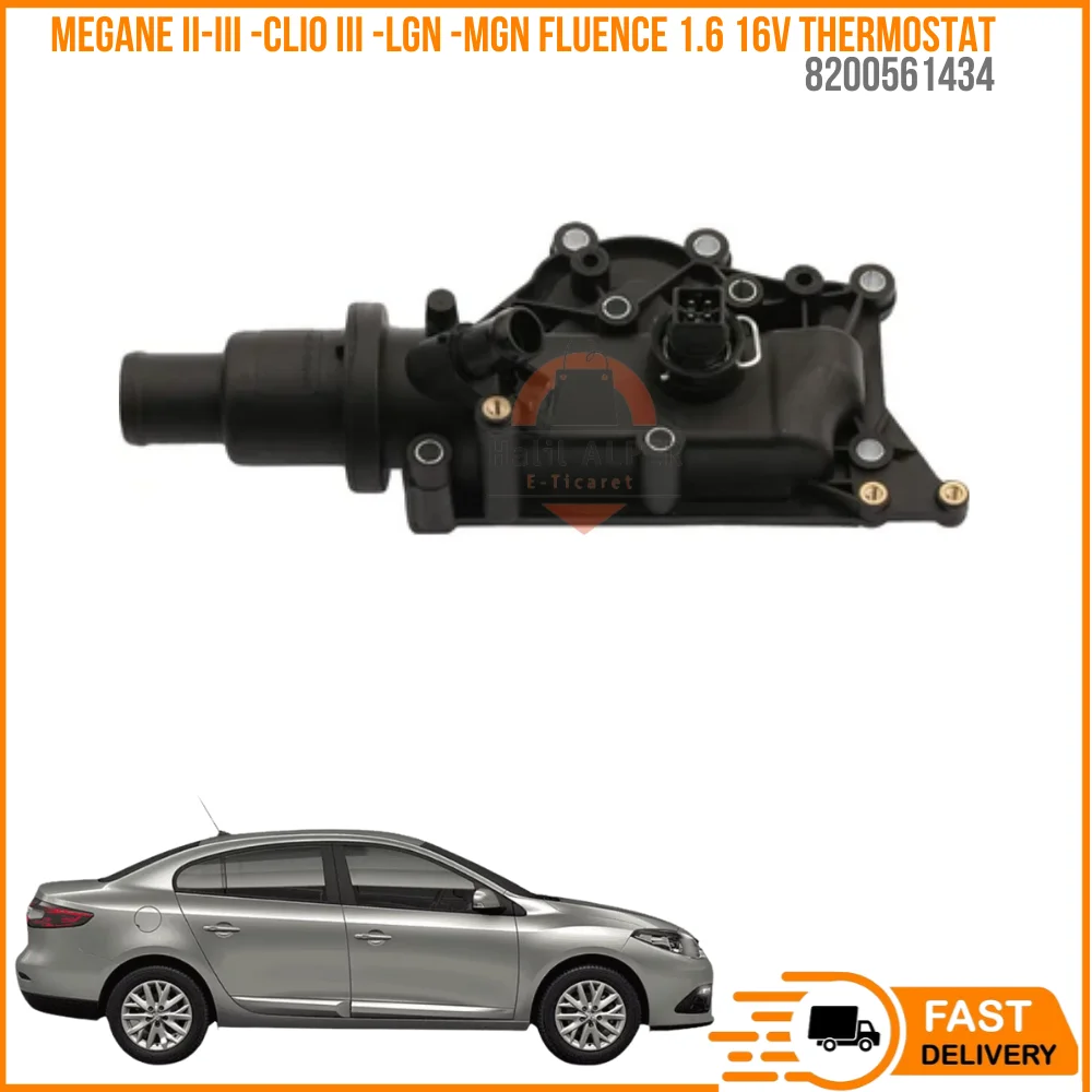 For MEGANE II-III-CLIO III-LGN-MGN FLUENCE 1.6 16V THERMOSTAT (4 PLUGS WITHOUT PIPE) OEM 8200561434 super quality high satif