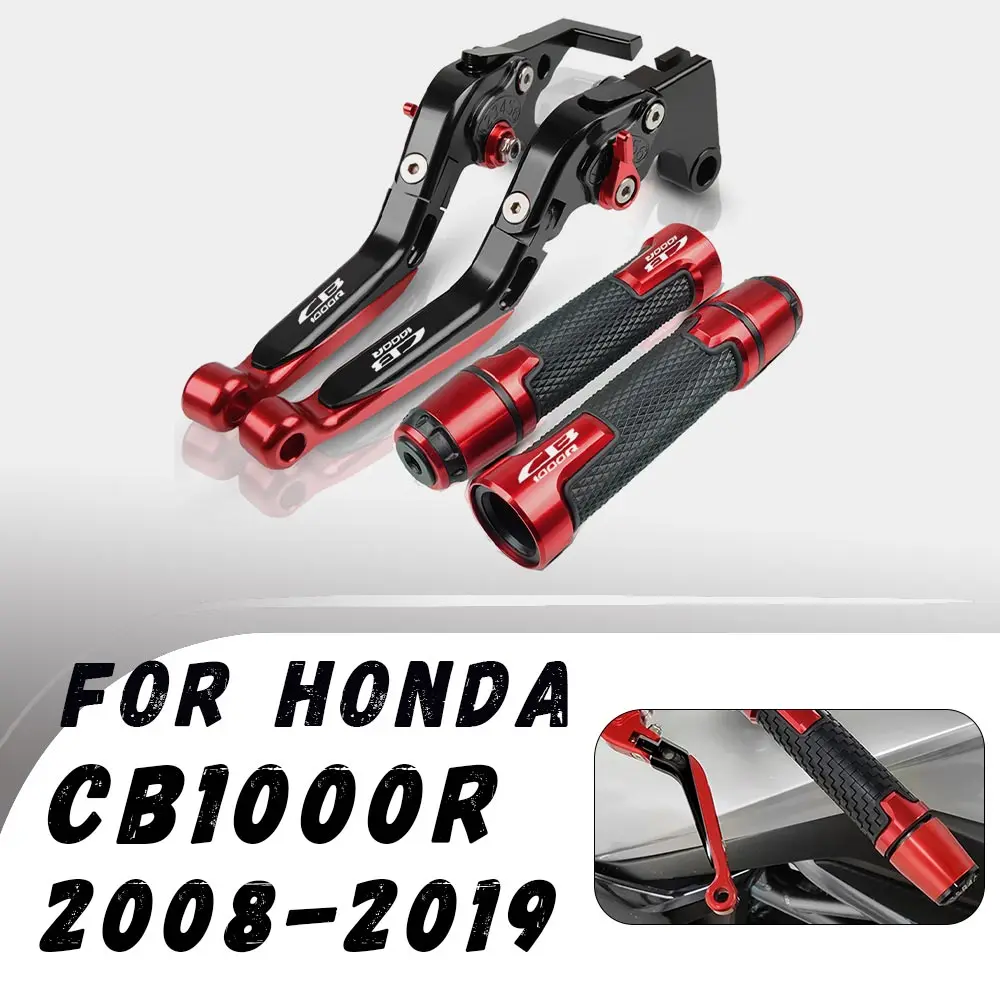 For Honda CB1000R 2008-2019 Motorcycle Folding Brake Clutch Lever Handbrake Handlebar Grip Handle Hand Grips Motorcycle Parts