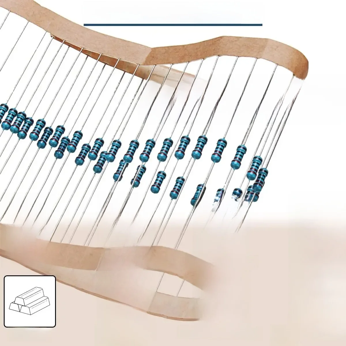 Kit Assressentide Résistances à Film D.lique, 30 Valeurs, 1/4W, 1 ohMinigolf, 10Mohm, 600 LAS érance, 1% Pièces