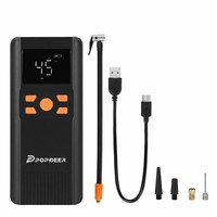 POPDEER PD-AP1 22.2Wh Wireless Car Air Pump 12V 150PSI Smart Digital Inflator for Tires/Bike/Boat
