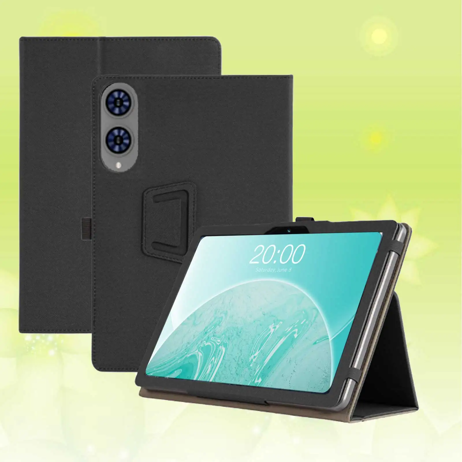 Tablet Case for Odea A13 13inch Protective Cover PU Leather Material Kickstand Function with Hand Strap