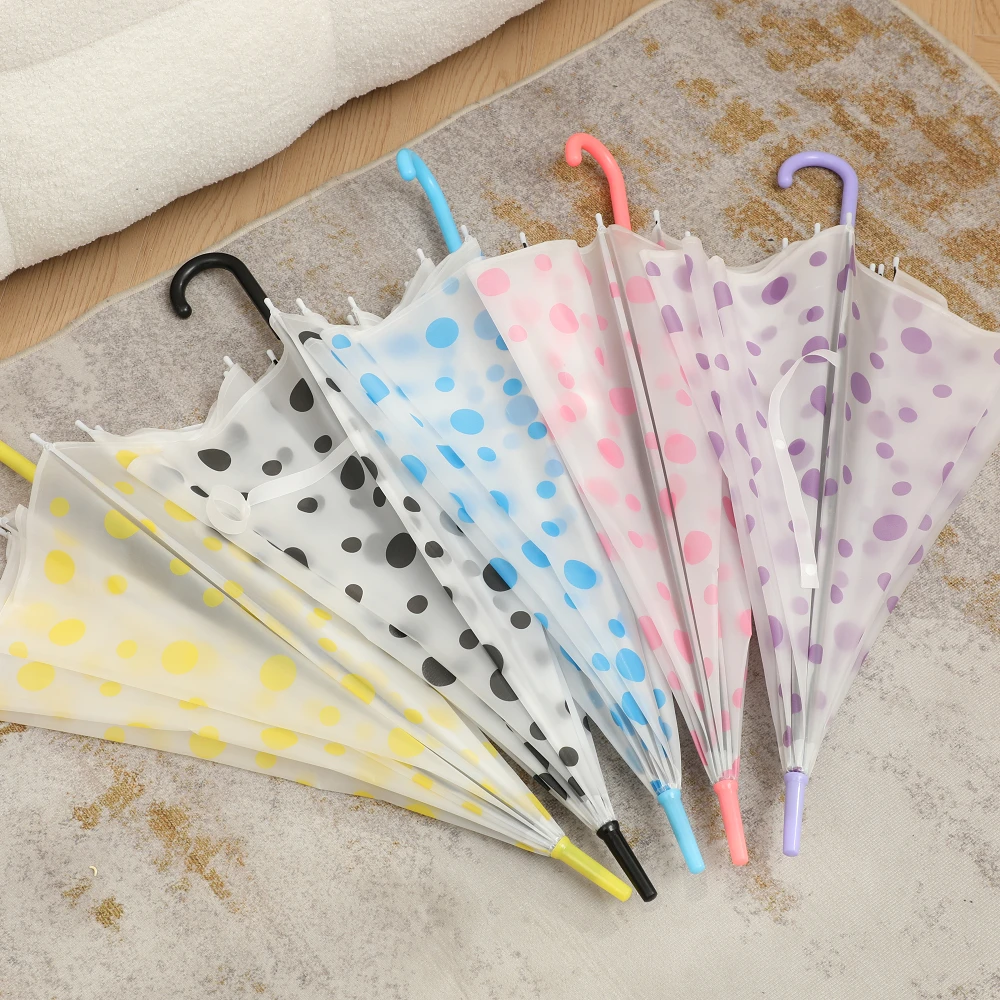 Plastic umbrella (10 bundles) Wholesale group disposable umbrella convenience store promotion