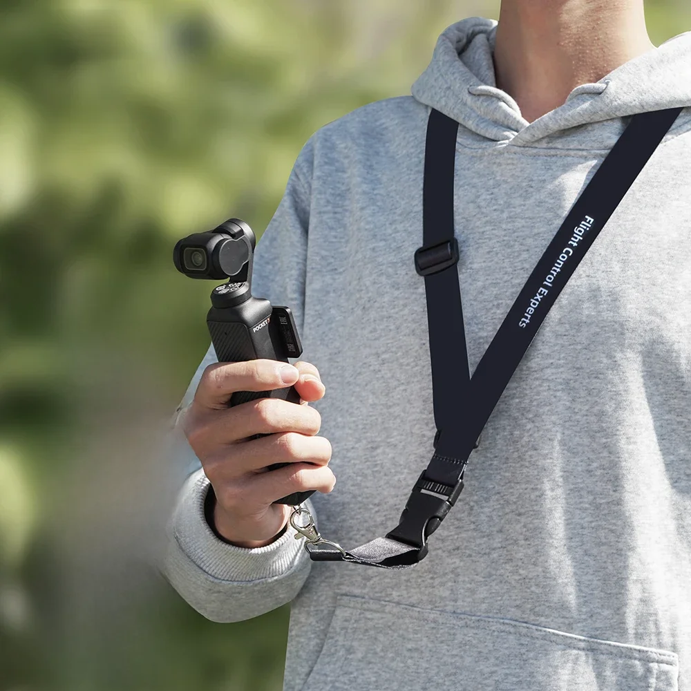 Sangle de cou de caméra pour DJI Pocket 3/Insta360 One X/X2/X3/Feiyu/GoPro 13, lanière réglable, accessoires de corde de caméra