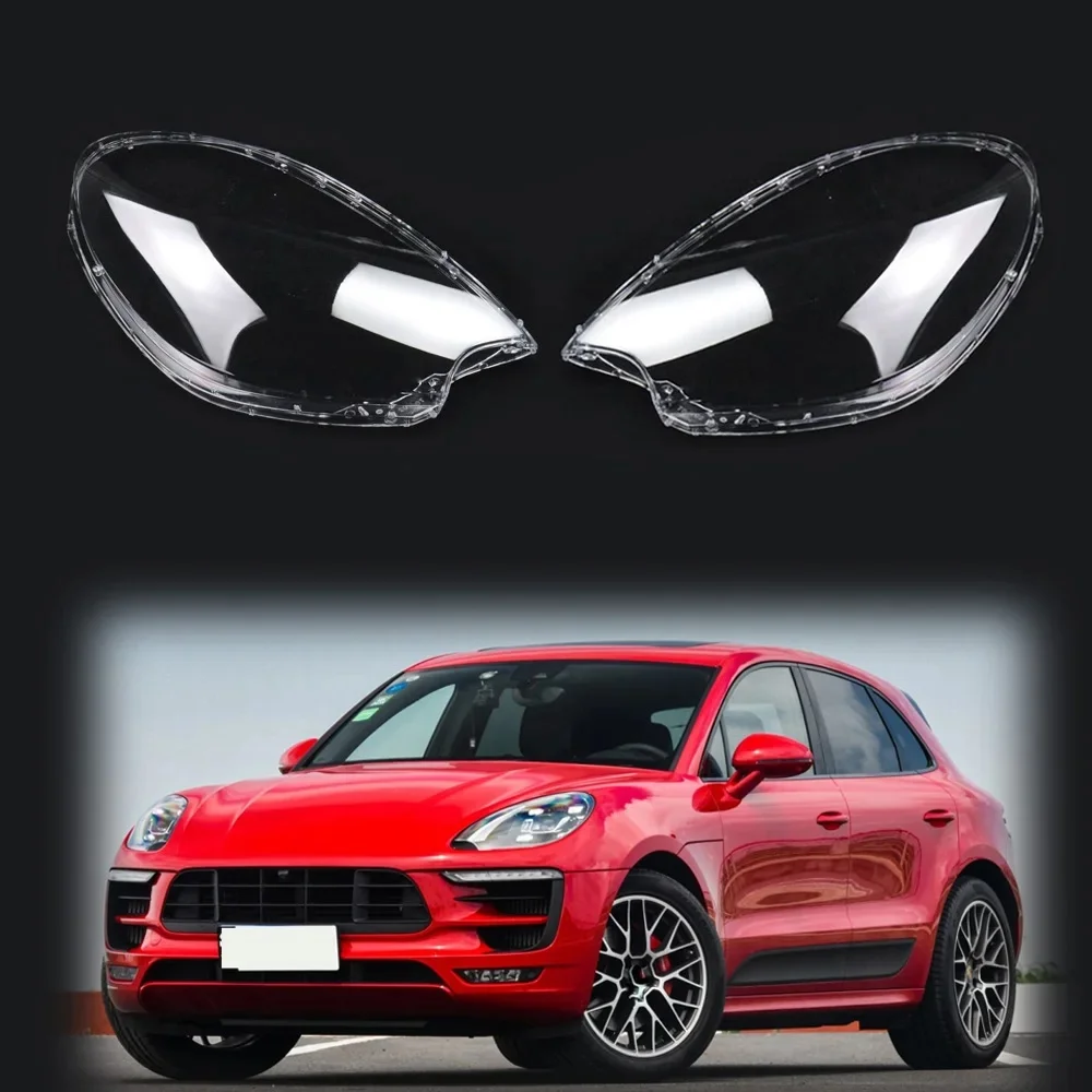 Coque de lumière de sauna de voiture pour Porsche Macan, abat-jour, couvercle d'objectif, 2014, 2015, 2016, 2017