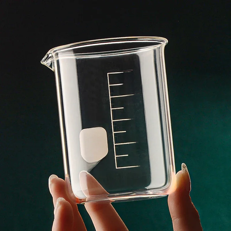 50/100/150/250/500/1000 ml Hoge Borosilicaatglas Maatbeker Clear schaal Cup Laboratorium Beker Keuken Bakken Maatbeker - afbeelding 2