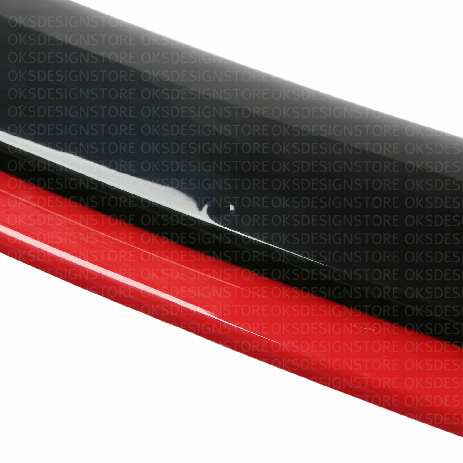 For Toyota Corolla Hatchback Front Bumper Lip Splitter Spoiler Gloss Black+ Red