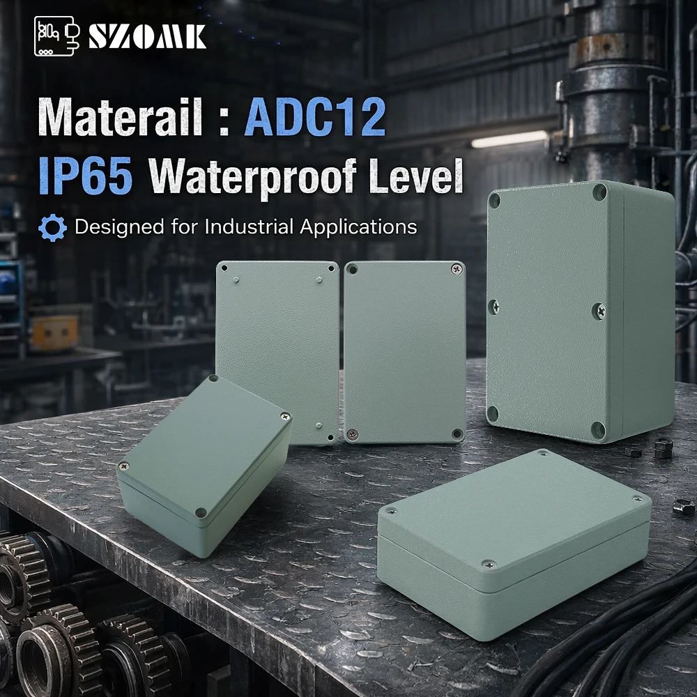 Outdoor IP65 Waterproof Cast Aluminum Junction Box Explosion-Proof Electrical Enclosure Case for Electronic Projects
