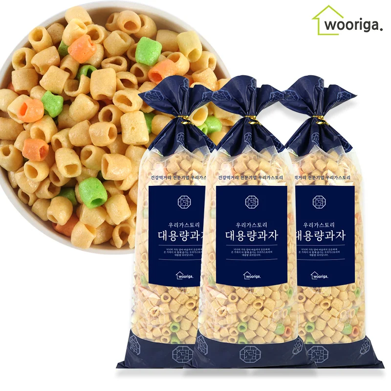 300g Cala Macaronis × 3 bags of grated corn sweets    Puffed rice   Corn