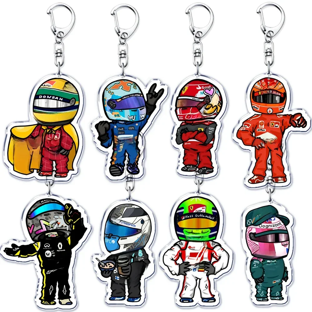 AliExpress Fast Furious Racing Motorcycle Player Keychains for Accessories Bag Bicycle Helmet Driver Key Chain