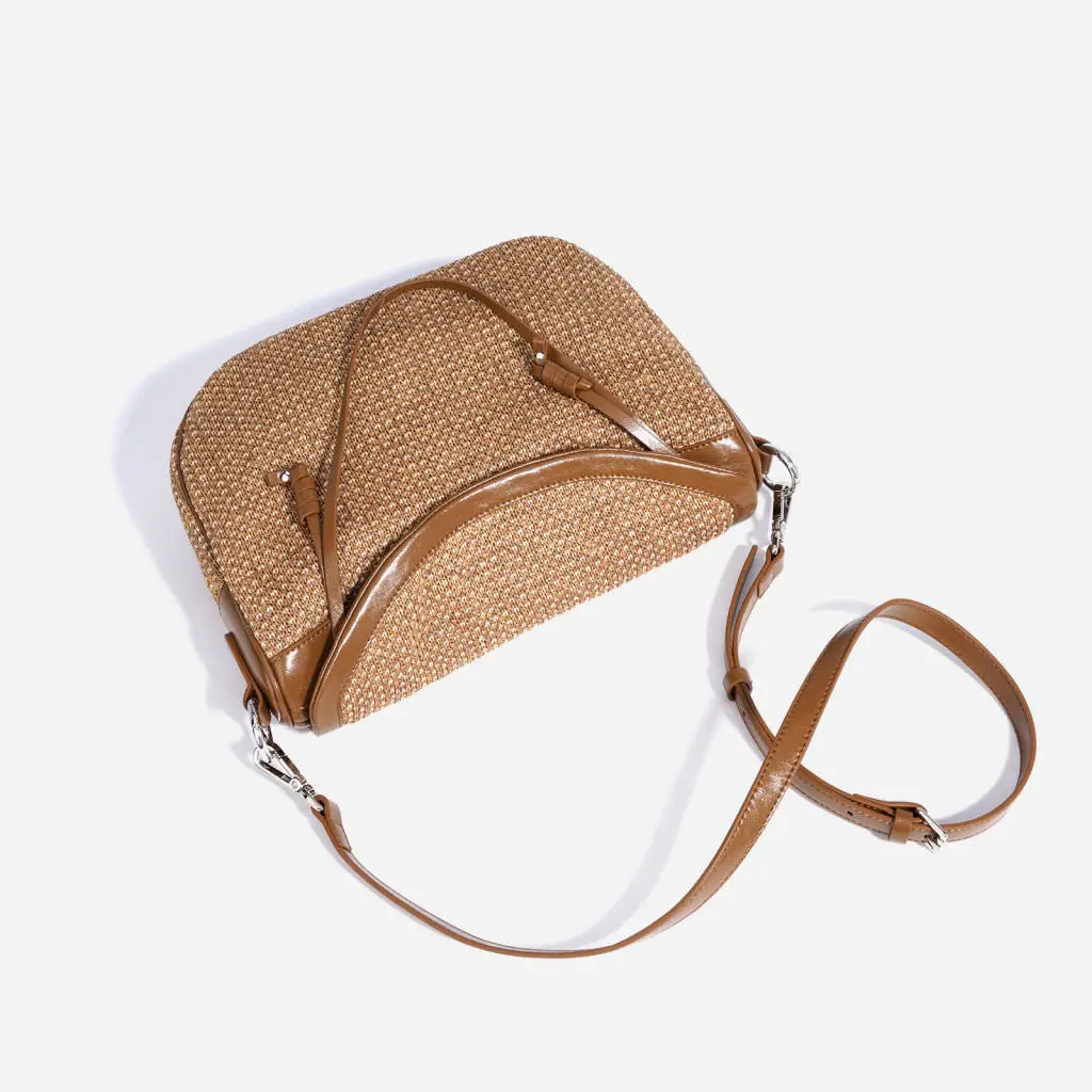 

Gorfia новая роскошная дизайнерская женская сумка через плечо, высококачественная женская сумка большой вместимости, соломенная сумка из полипропилена, сумка из микрофибры