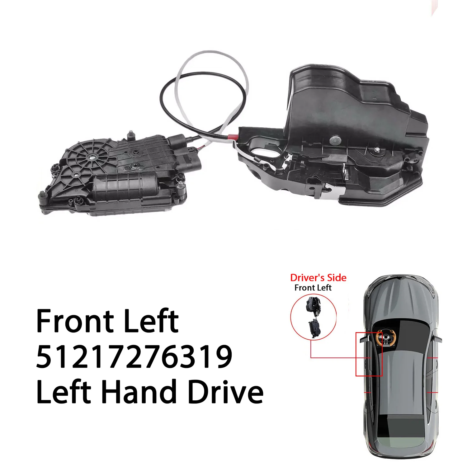 For BMW 6/F06 Soft Close System Door Lock Actuator 51217276319