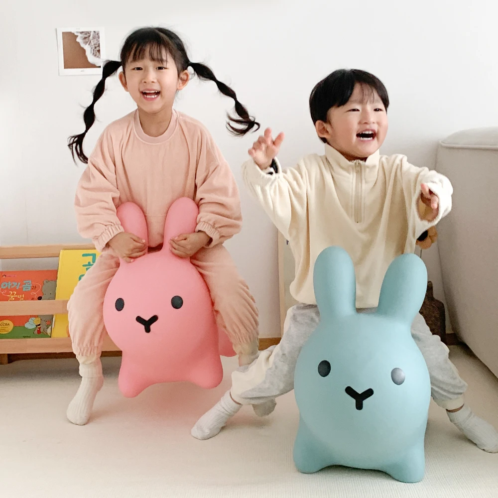 EGOJIN Rabbit Hopper Ball Jumping Bouncer for Kids