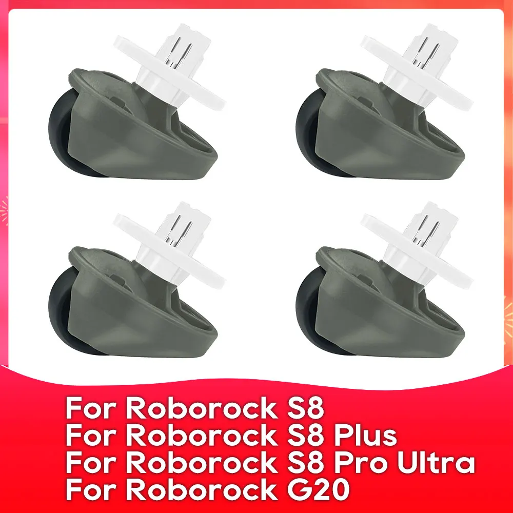 Compatible For Roborock S8 Plus / S8 Pro Ultra / G20 Robot Vacuums Front Wheel Caster Spare Part Replacement Accessories