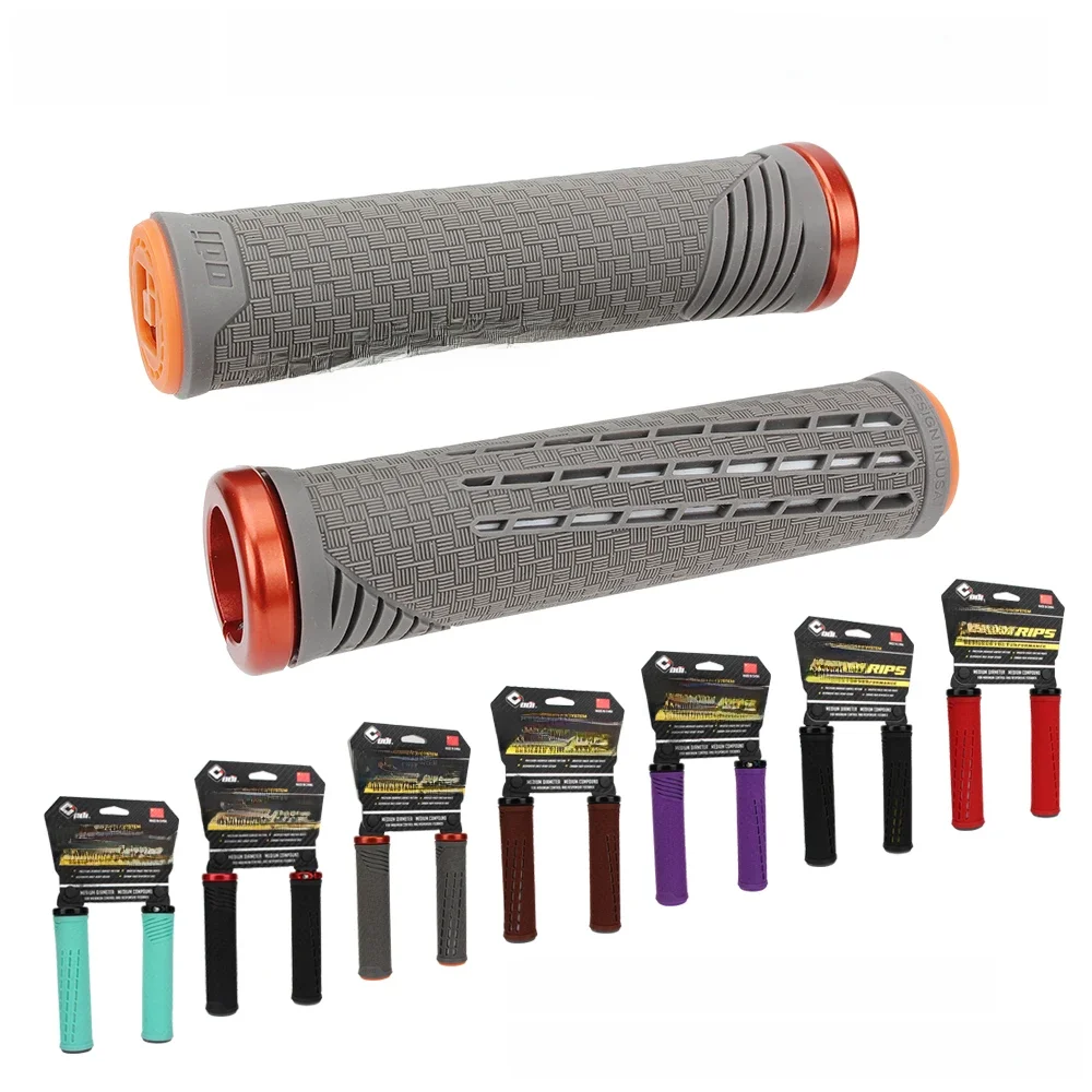 AliExpress ODI CF Silicone Bicycle Grips Carbon Fiber Reinforced Handle Plugs MTB Anti-slip Lock-on Handlebar Cover Comfortable Bike Parts
