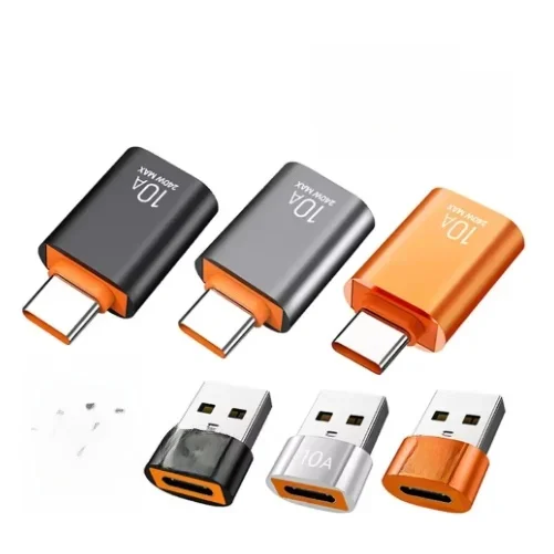 Adapter danych USB3.0 typu C 10A Konwerter USB typu C męski na USB żeński do Macbooka Xiaomi Samsung Szybkie złącze OTG ﻿ — 2