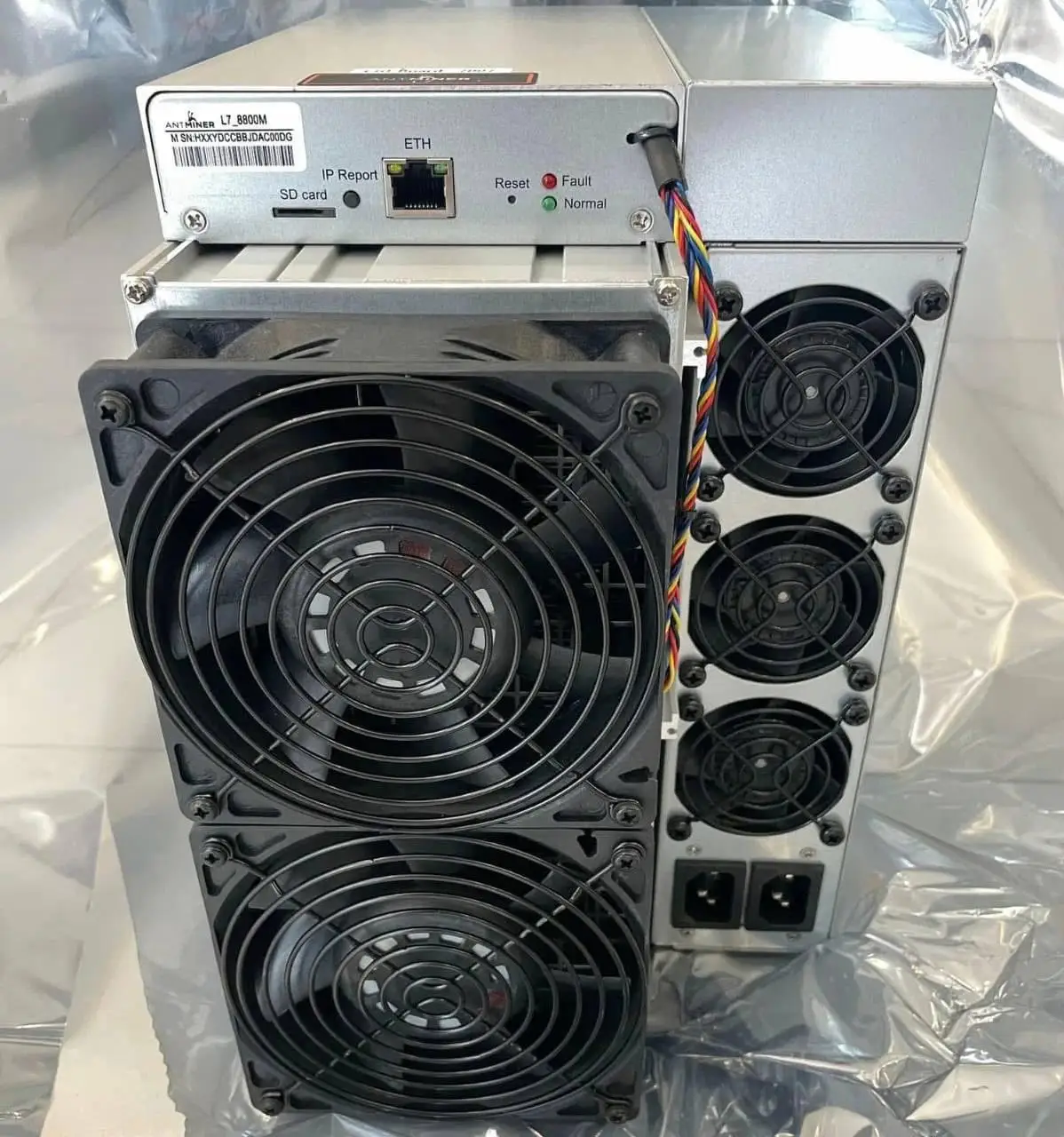 

Buy 3 get 2 free Fast Shipping IceRiver KS5M 15Th/s 3400W KHeavyHash Algorithm KAS/Kaspa ASIC Miner Metal 1-Year Warranty