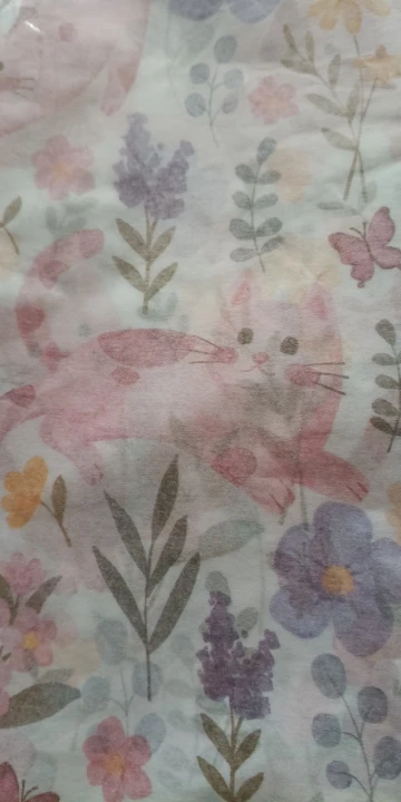 10/20/50 Sheets of Flower Bush Cat Pattern Gift Wrapping Paper, 20''X 14'' Gift Wrapping Paper. For Weddings Christmas Birthdays photo review