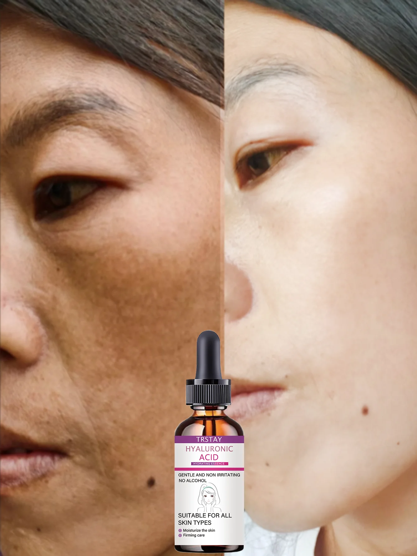 Moisturizing Anti Wrinkle Spot Lightening Essence Deeply Hydrates Nourishes Repairs Revitalizes Skin For Flawless Firm Smooth Co - Image 3