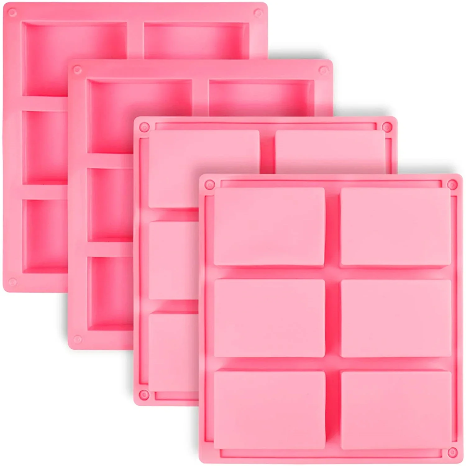 Mydło formy silikonowe prostokąt DIY Handmade bochenek formy do mydła świeca gliny podejmowania dla Bundt Cupcake Muffin kawy budyń do ciasta — zdjęcie 2