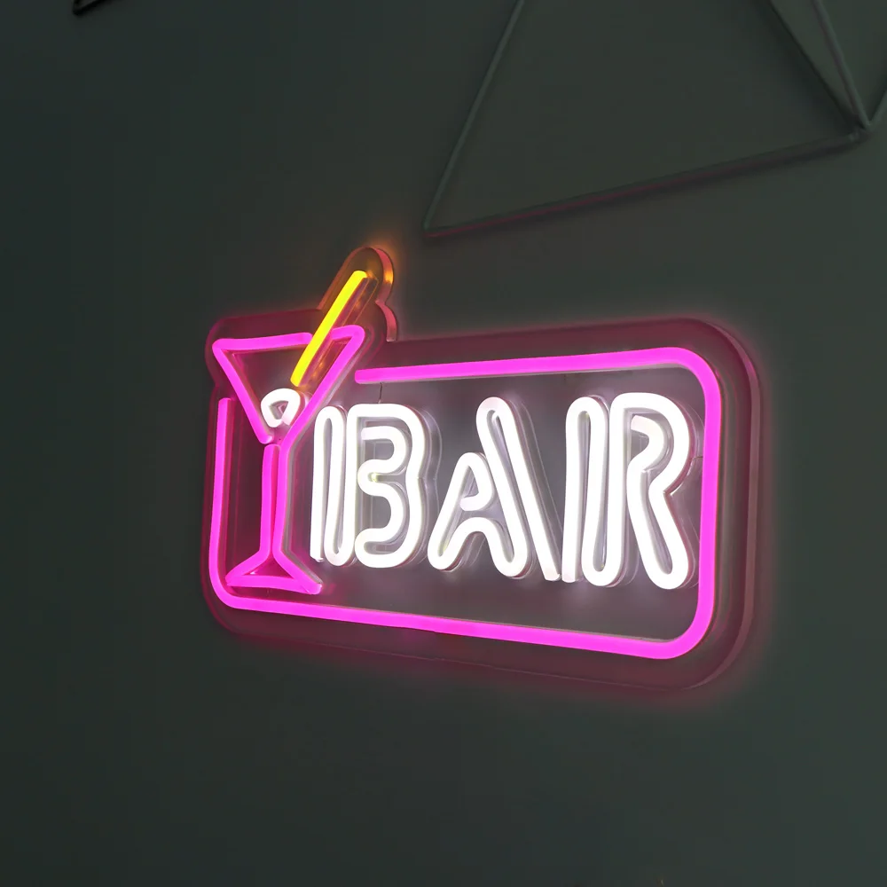 neon sign for the BAR flexible neon sign for cake shop led neon sign flex neon