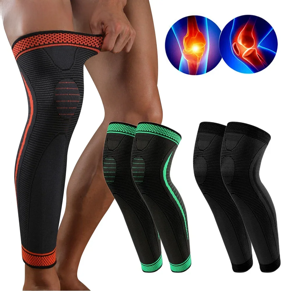 AliExpress TSSTSSY Sport Full Leg Compression Sleeves Long Knee Support for Cycling Running Basketball Weightlift Workout Joint Pain Relief