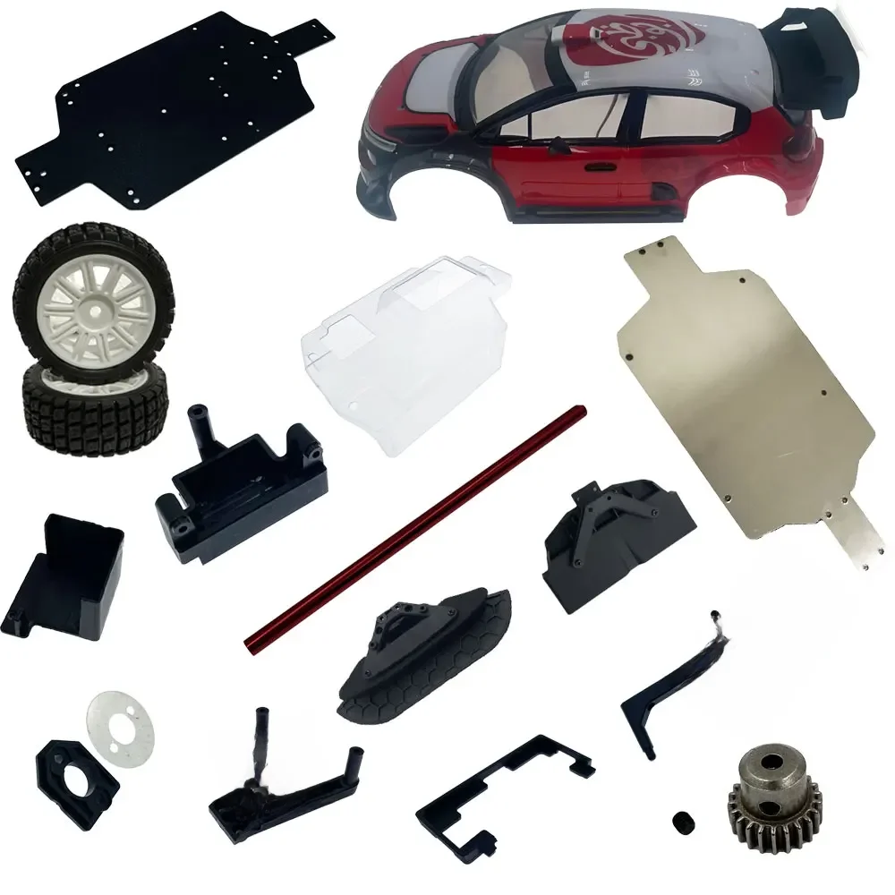 MJX RC Hyper Go pièces de voiture télécommandées pour 14301 14302 14303 accessoires modifiés pneu d'amortisseur différentiel