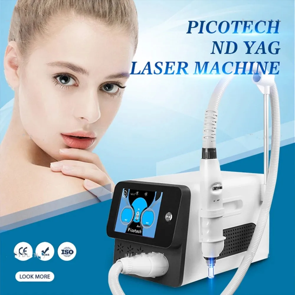 

2024 BEST Q Switched ND Yag Laser Tattoo Removal machine 755nm 1064nm 532nm 1320nm Pico Laser Machine