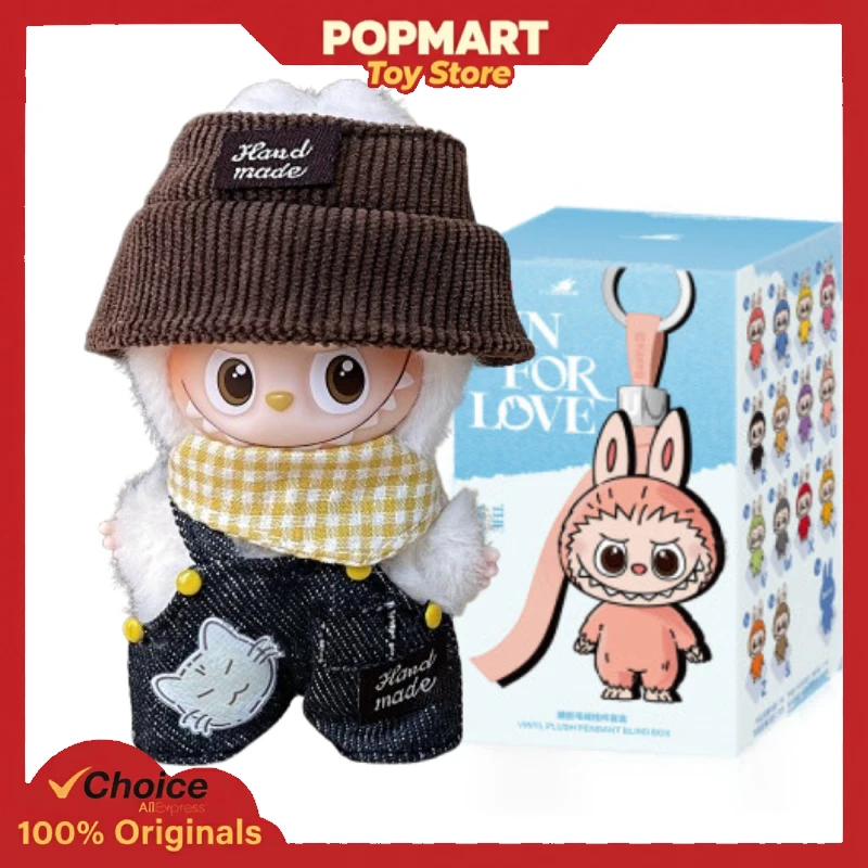 

POP MART Mini LABUBU V4 Pin for Love White Forest Аутентичная оригинальная фигурка Набор булавок с коллекцией аксессуаров Подарок для друзей