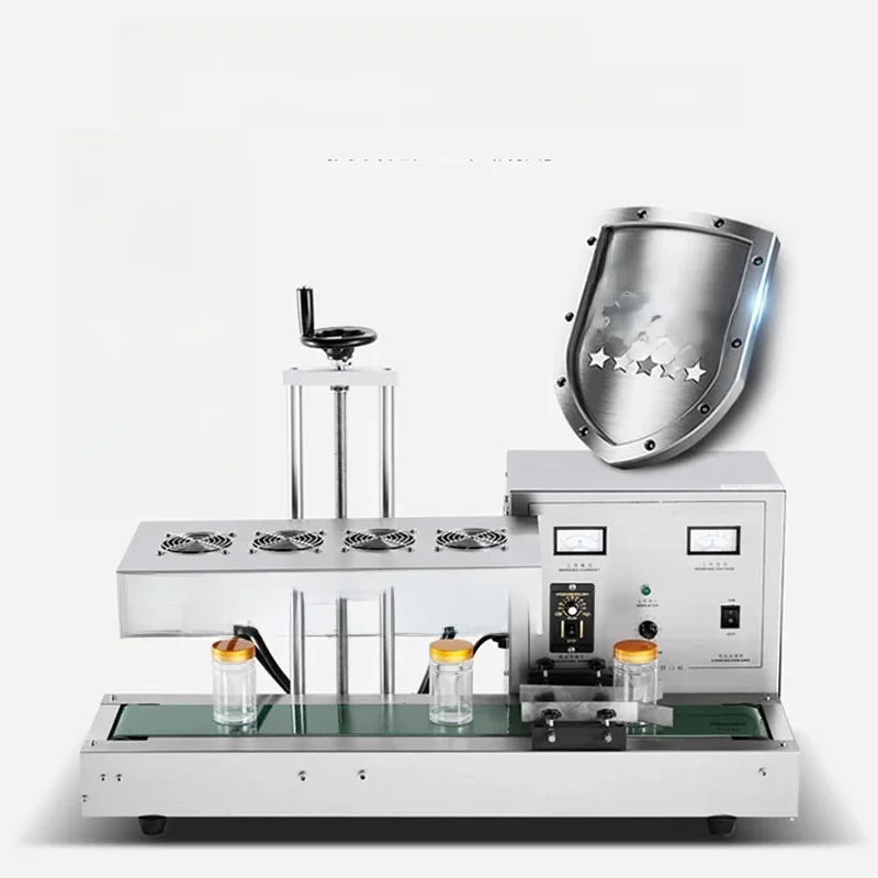 Commercial Honey Bottle Plastic Bottle Aluminum Foil Gasket Oil Bottle Cap Aluminum Foil Paper Medicine Bottle Sealing Machine