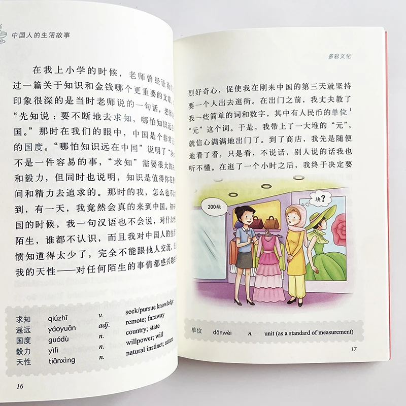 Colourful Culture - Stories of Chinese People's Lives Volume1 Chinese Reader Level HSK 4-6 Reading Book view 6