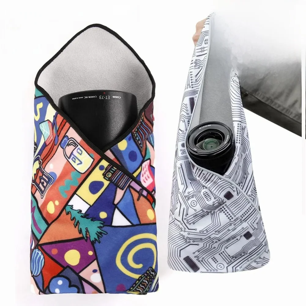 PGYTECH Camera Protective Wrap Anti-scratch Wrap Cloth Łatwe owijanie i bezpieczne zabezpieczenie przed kolczykami dla Canon Nikon Sony — zdjęcie produktu 7