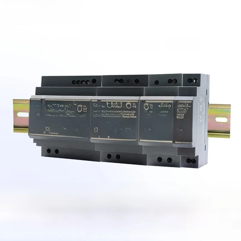 OMCH HDR-Serie DIN-Schienen-Schaltnetzteil HDR-15 100–240 VAC 15 W 30 W 60 W 100 W AC-zu-DC-Spannung 5 V 12 V 24 V 48 V 0–7,1 A SMPS