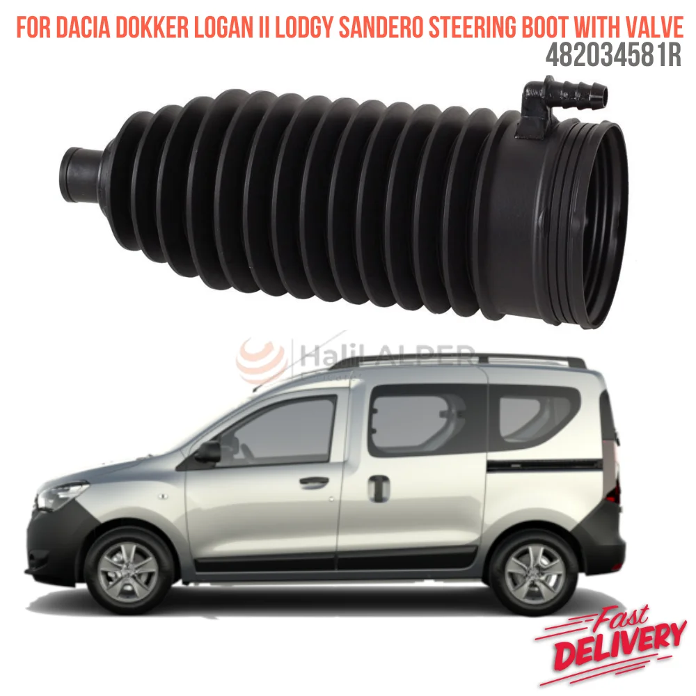 

For DACIA DOKKER LOGAN II LODGY SANDERO STEERING BOOT WITH VALVE OEM 482034581R super quality high satisfaction