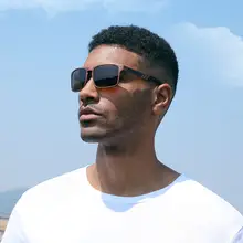 Square Polarized Sunglasses for Men Women #5