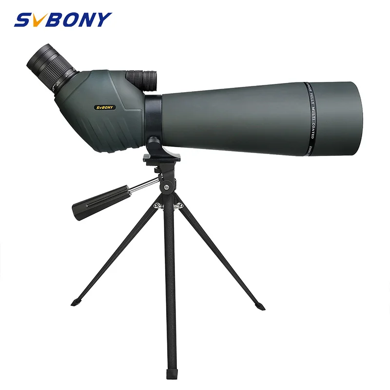 

SVBONY SV411 Dual Focus Spotting Scope 20-60X70/80 Professional Telescope W/Tripod Waterproof Camping Equipment For Birdwatching