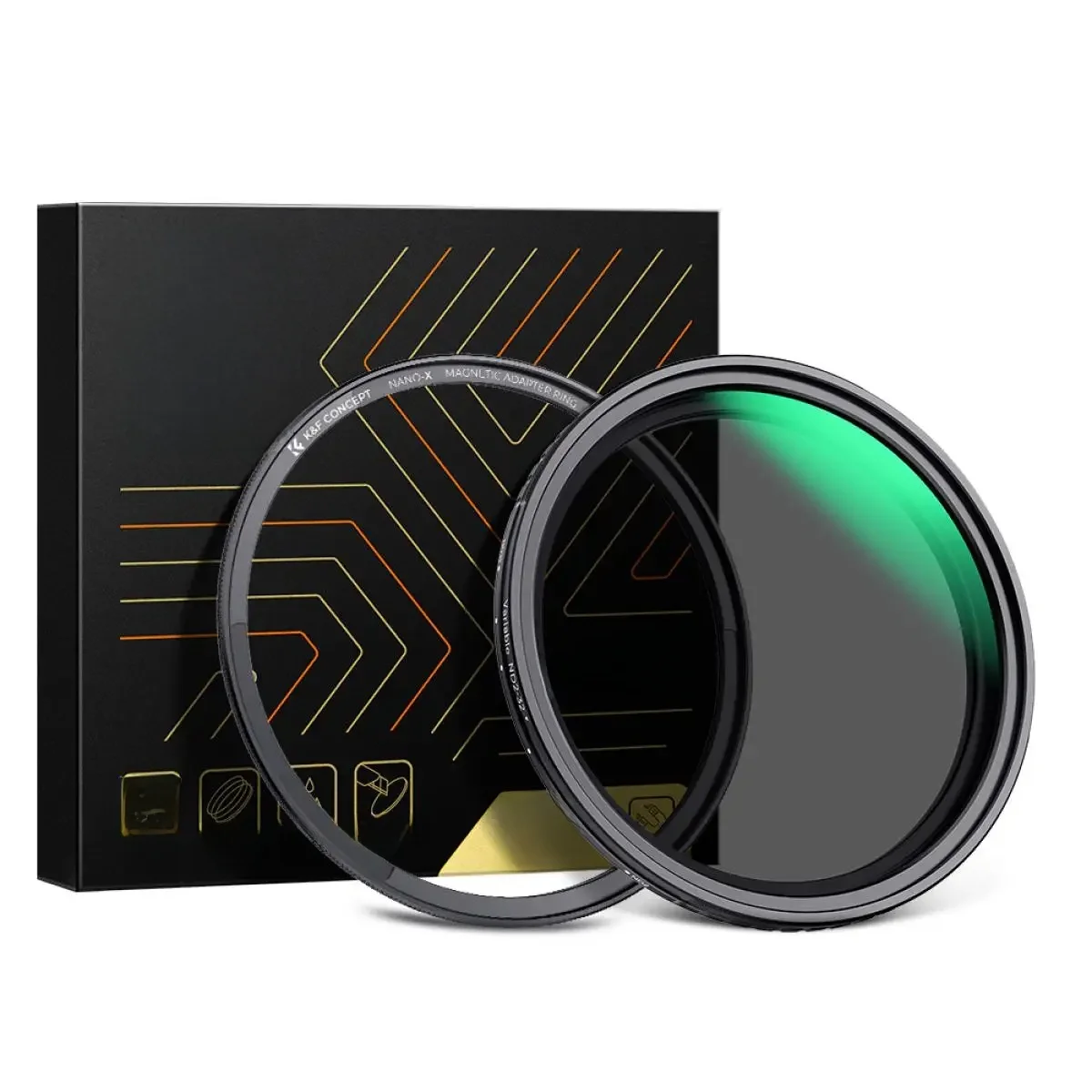 K&F Concept 67mm Magnetyczny filtr ND2 do ND32 72mm 82mm Zmienny filtr ND o neutralnej gęstości NANO-X 49mm 52mm 55mm 58mm 62mm 77mm — zdjęcie produktu 7