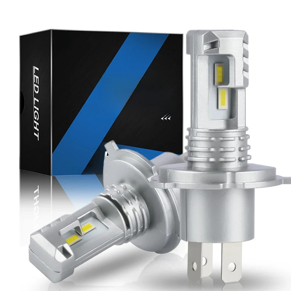 Lupuauto 2szt H4 9003 LED Canbus 16000LM Żarówka LED CSP bez wentylatora z wysoką i martwą wiązką do samochodu motocykla Auto — zdjęcie 2