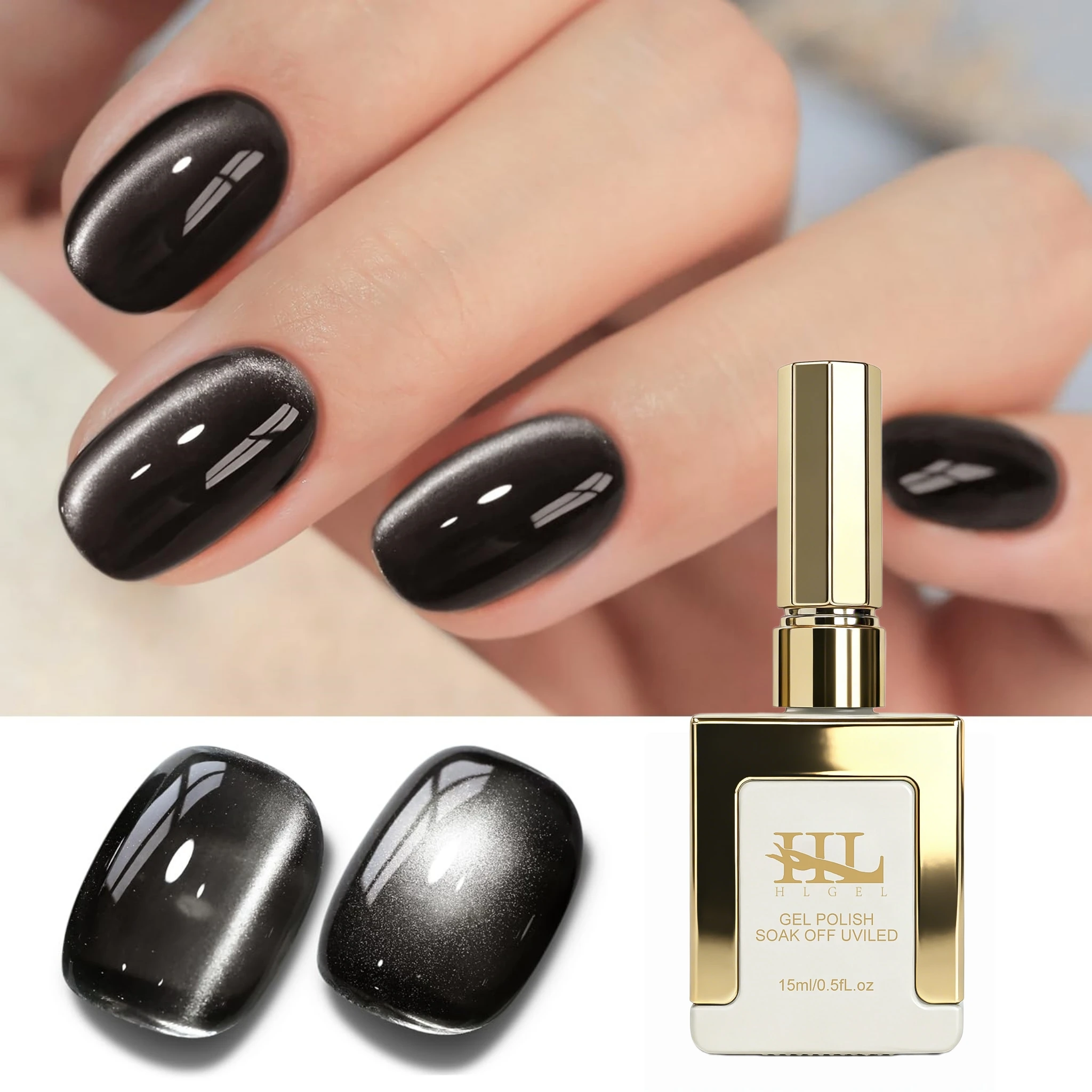 

0.51oz Glass Top Coat- Shine Finish And Long Lasting, Soak Off LED Nail Lamp Gel Base Top Coat Finish Nail Art Design Manicure