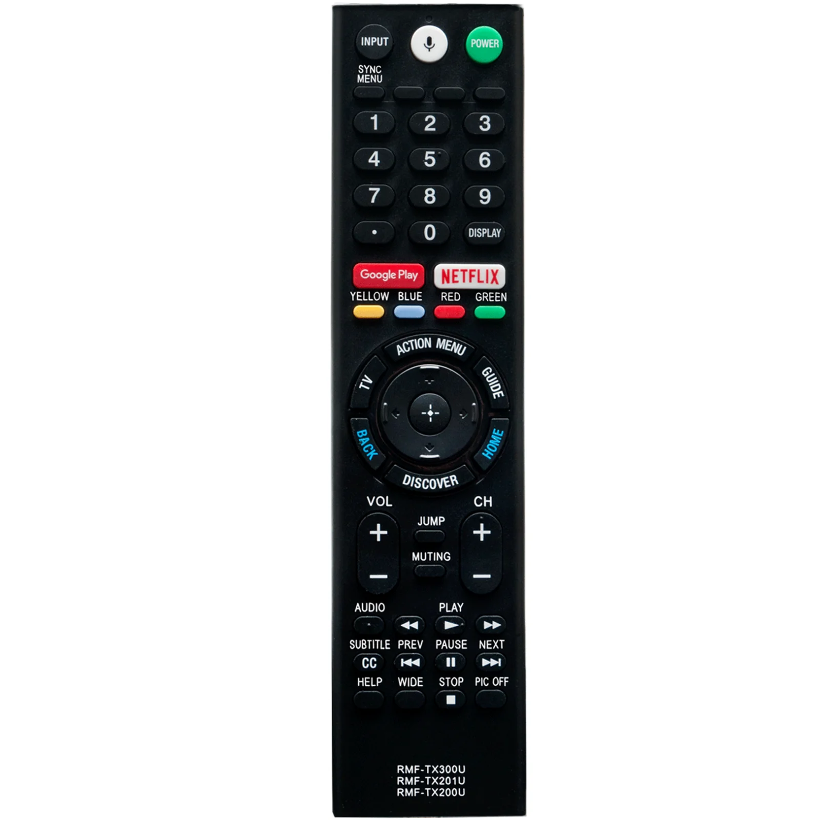 

New Voice Remote Control Replacement for Sony TV sub RMF-TX300U RMF-TX201U RMF-TX200U