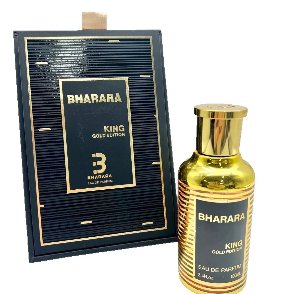 Inspirado em clássicos gourmand de elite |   Bharara King Gold Edition Eau de Parfum – 100 ml / 3,4 fl oz