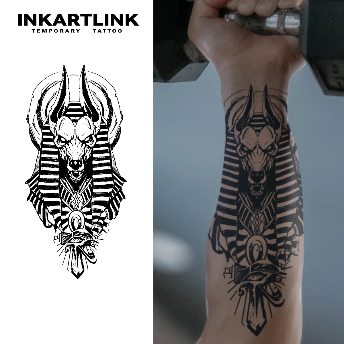 

Wolf temporary tattoo sticker, waterproof magic tattoo, lasts to 15 days fake tattoo, semi permanent tattoo