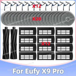 Eufy X9 Pro 로봇 청소기 교체 부품 - 사이드 브러시, HEPA 필터, 걸레, 액세서리