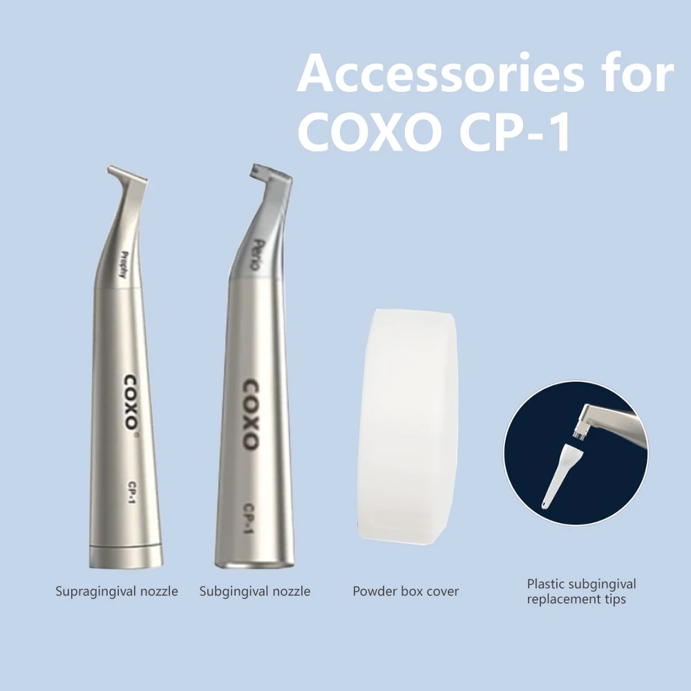 COXO CP-1 Dental Plastic Subgingival Replacement Tips Supragingival and Subgingival Nozzle Dental Accessories