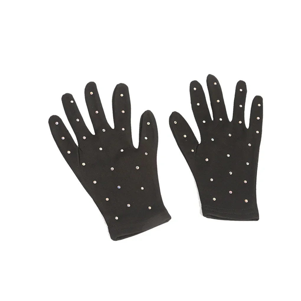 AliExpress FangNymph New Fashion Figure Skating Wrist Gloves Skin Friendly Sunscreen Mittens Crystal Gloves for Adult Cycling S/M/L