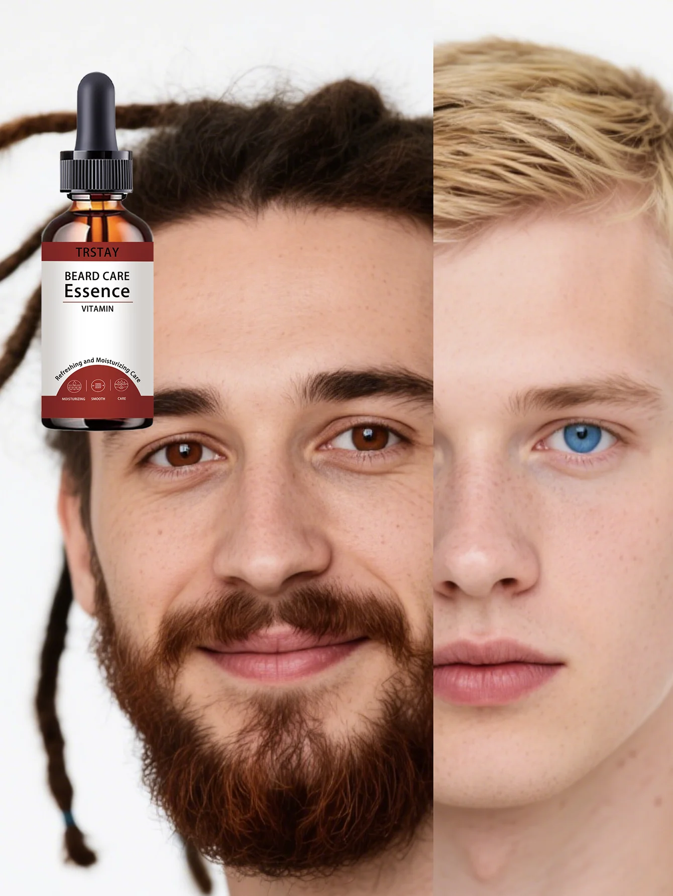 Deeply moisturize dry beards for ultimate softness and comfort while taming clutter with a single touch to achieve a smooth and